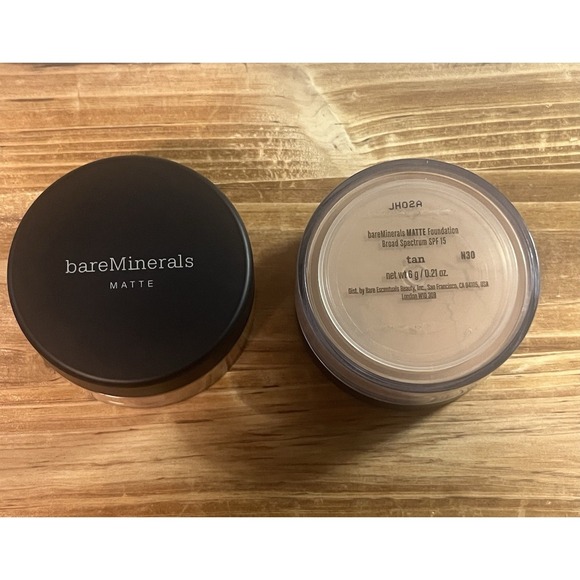 BareMinerals Tan Matte Mineral Skin Care Powder Foundation SPF 15 N30 6g/0.21 oz - Picture 13 of 13